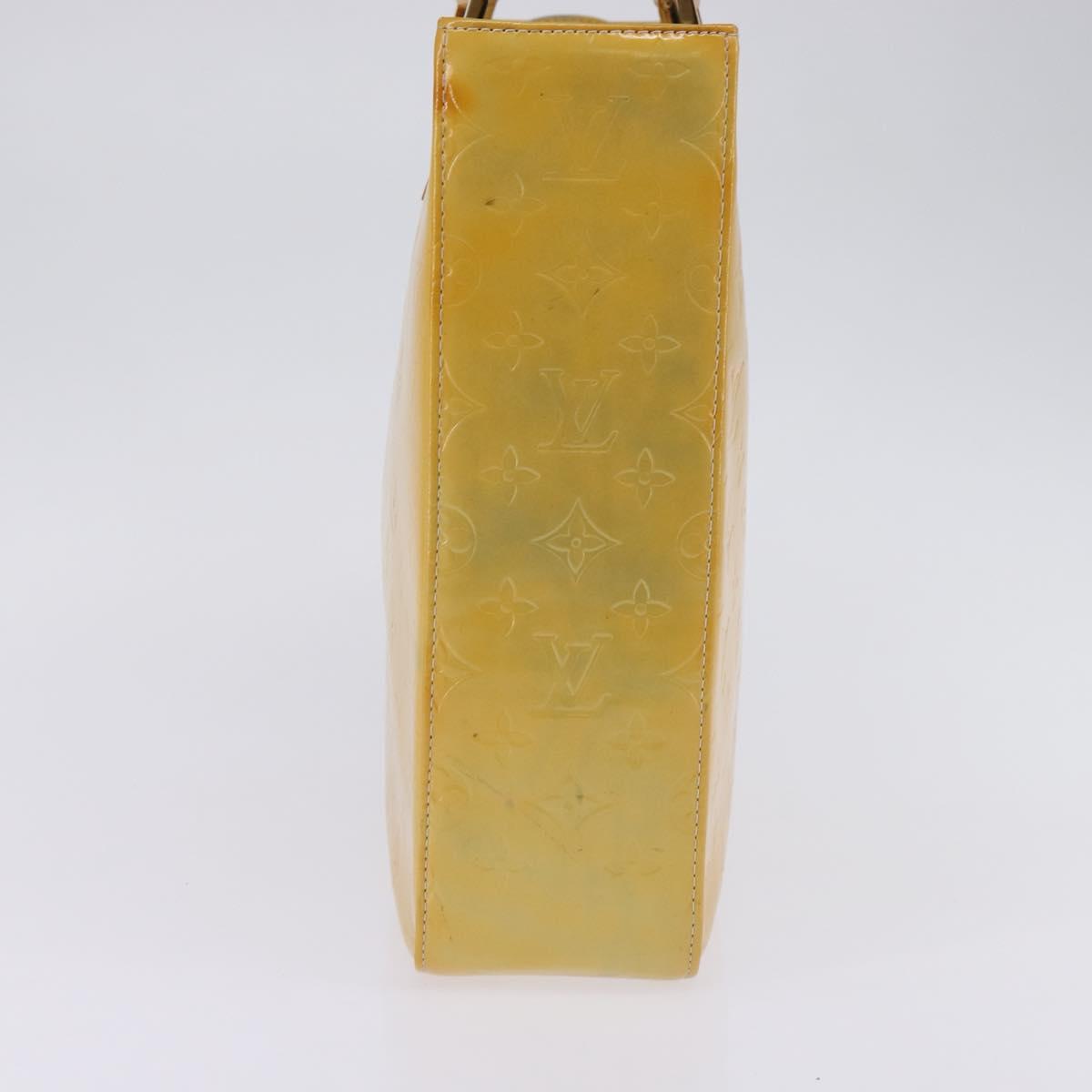 LOUIS VUITTON Monogram Vernis Columbus Tote Bag Gris M91028 LV Auth gh879