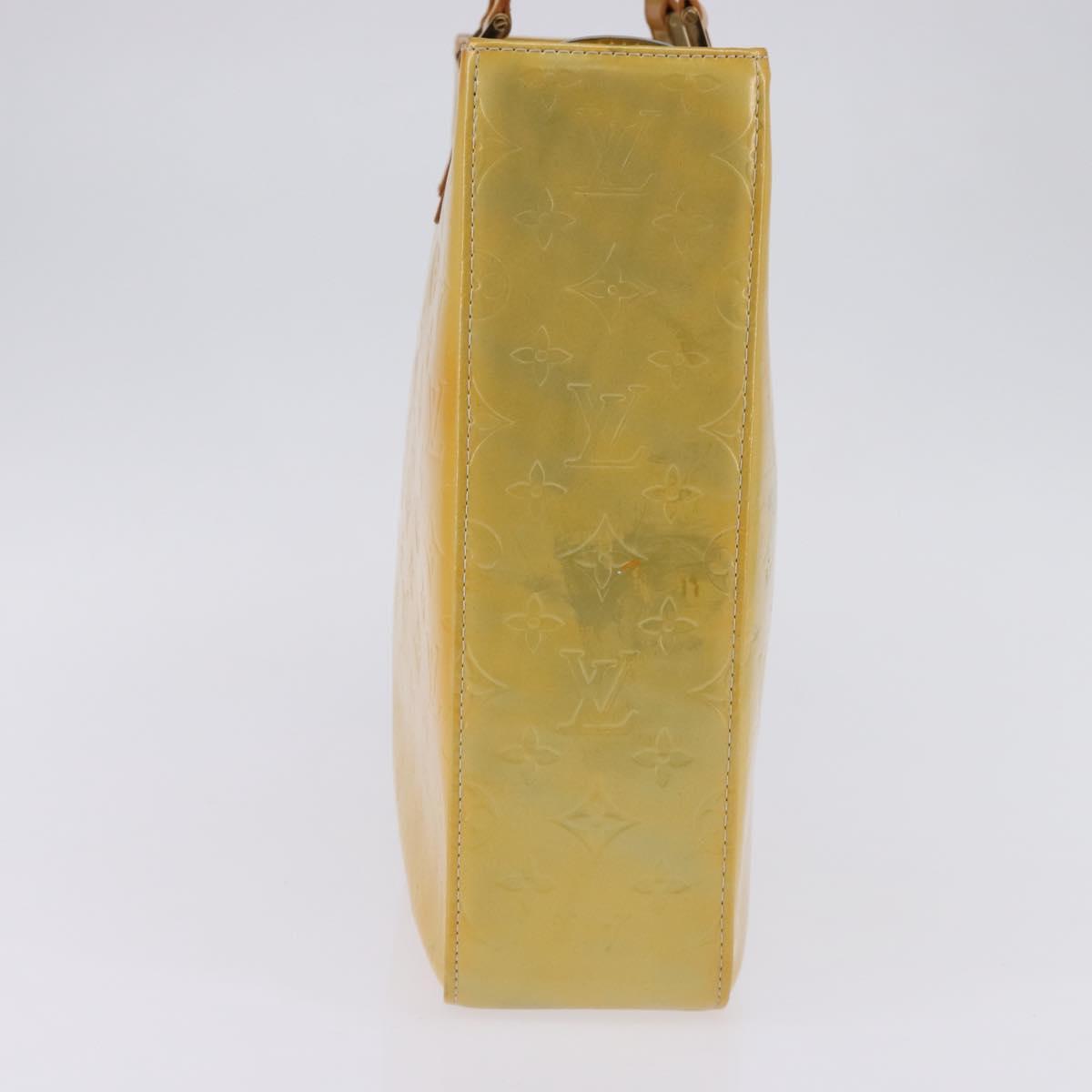 LOUIS VUITTON Monogram Vernis Columbus Tote Bag Gris M91028 LV Auth gh879