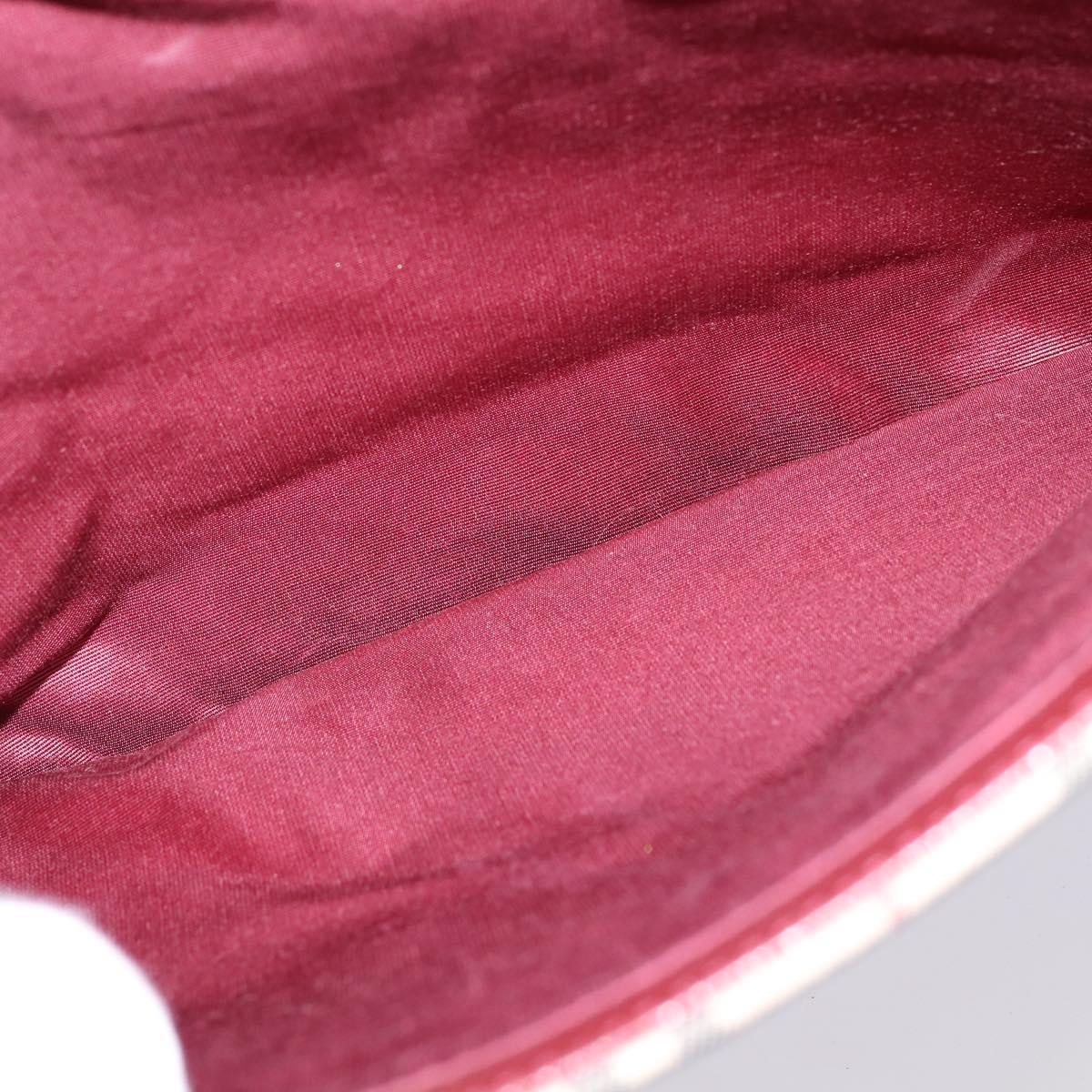 BURBERRY Nova Check Tote Bag Canvas Leather Beige Gold Auth gh896