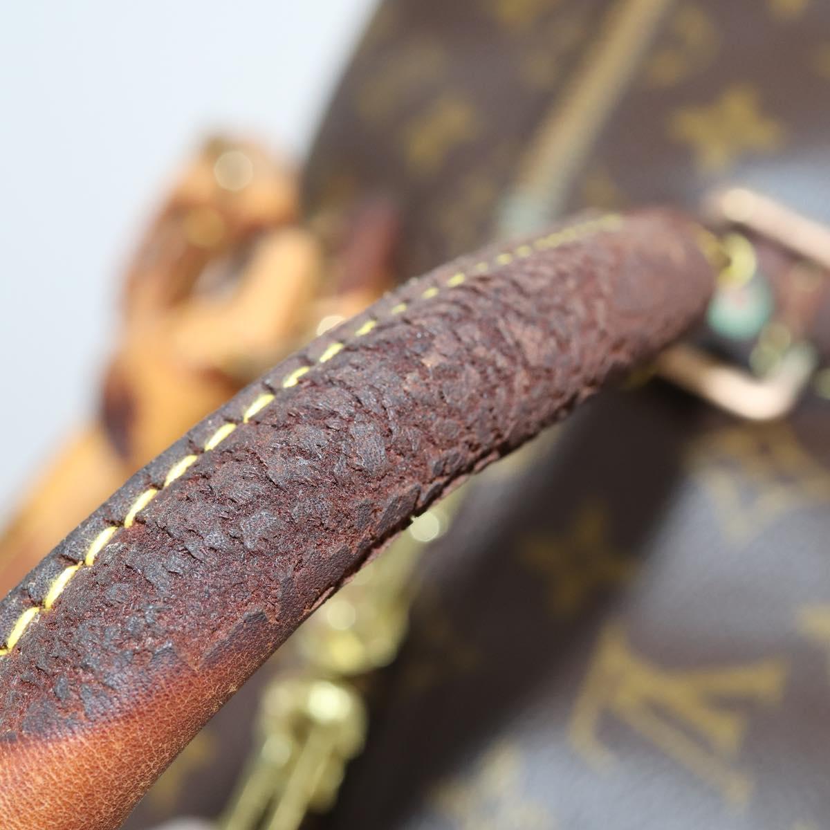 LOUIS VUITTON Monogram Keepall Bandouliere 55 Boston Bag M41414 LV Auth gh898