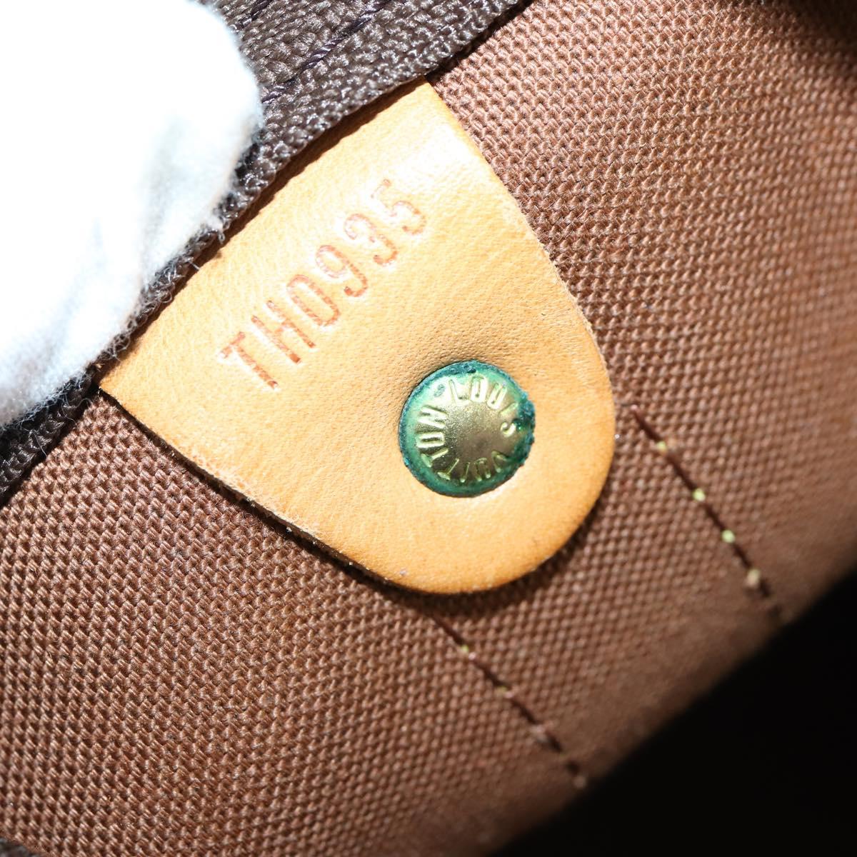 LOUIS VUITTON Monogram Keepall Bandouliere 55 Boston Bag M41414 LV Auth gh898