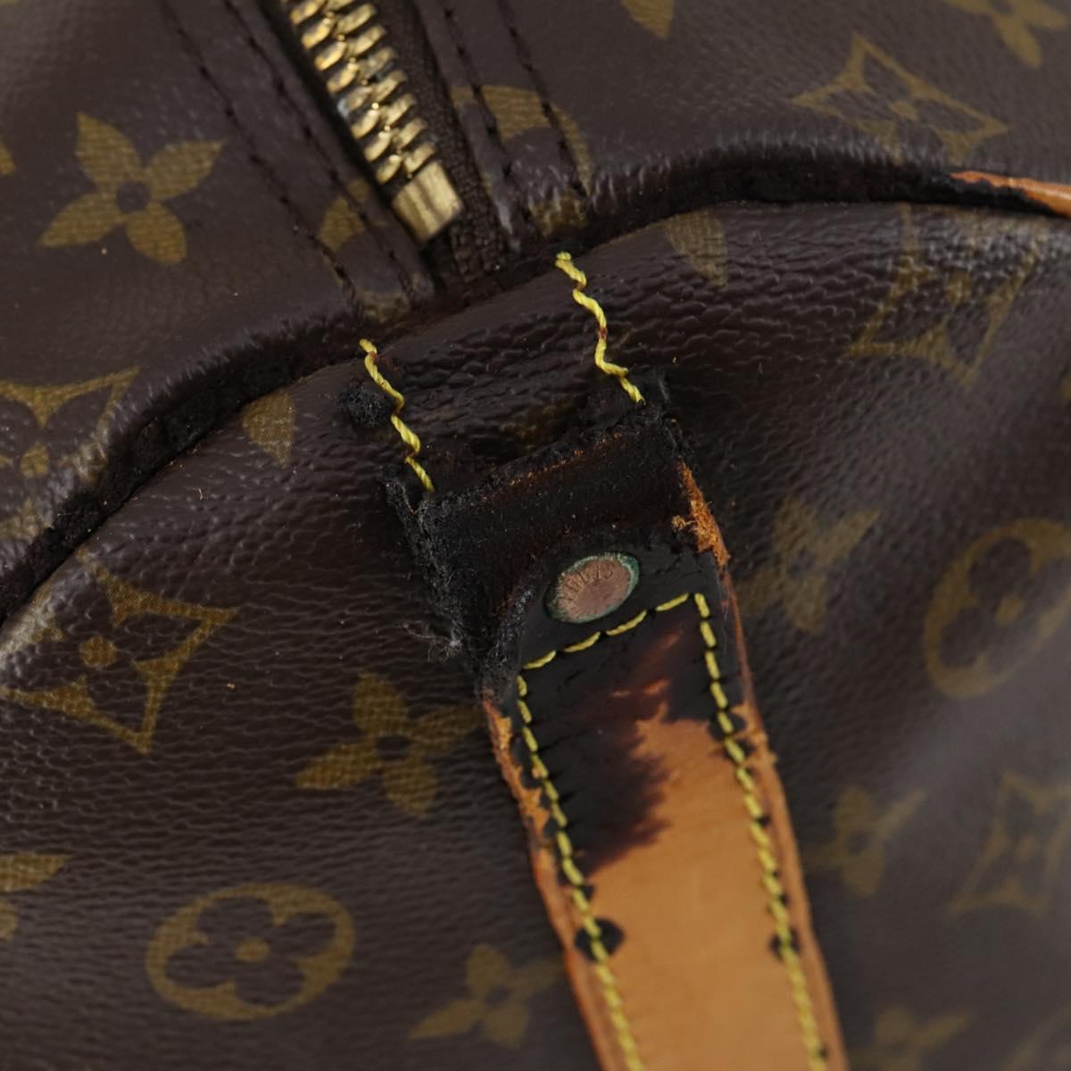 LOUIS VUITTON Monogram Keepall Bandouliere 55 Boston Bag M41414 LV Auth gh898