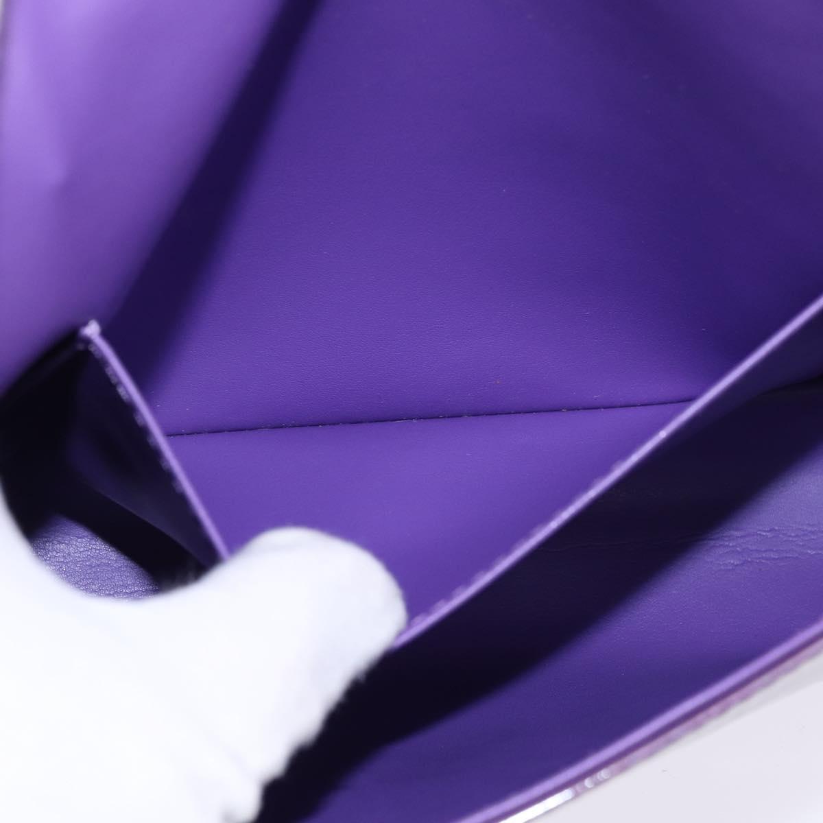 LOUIS VUITTON Vernis Thompson Street Shoulder Bag Viole M91095 LV Auth gh900