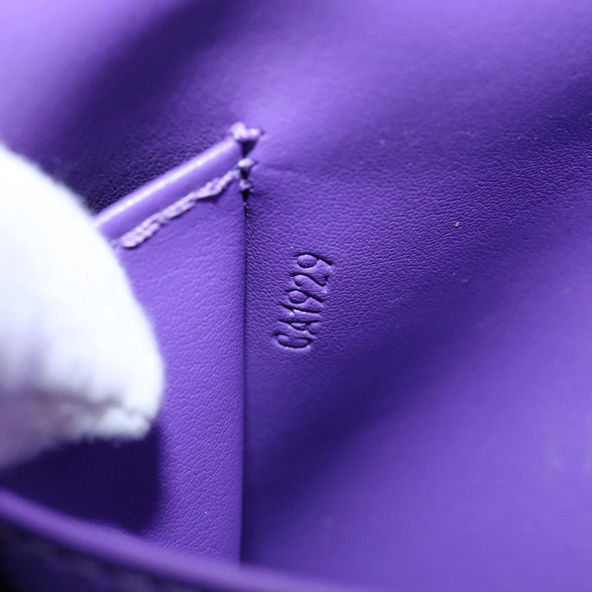 LOUIS VUITTON Vernis Thompson Street Shoulder Bag Viole M91095 LV Auth gh900