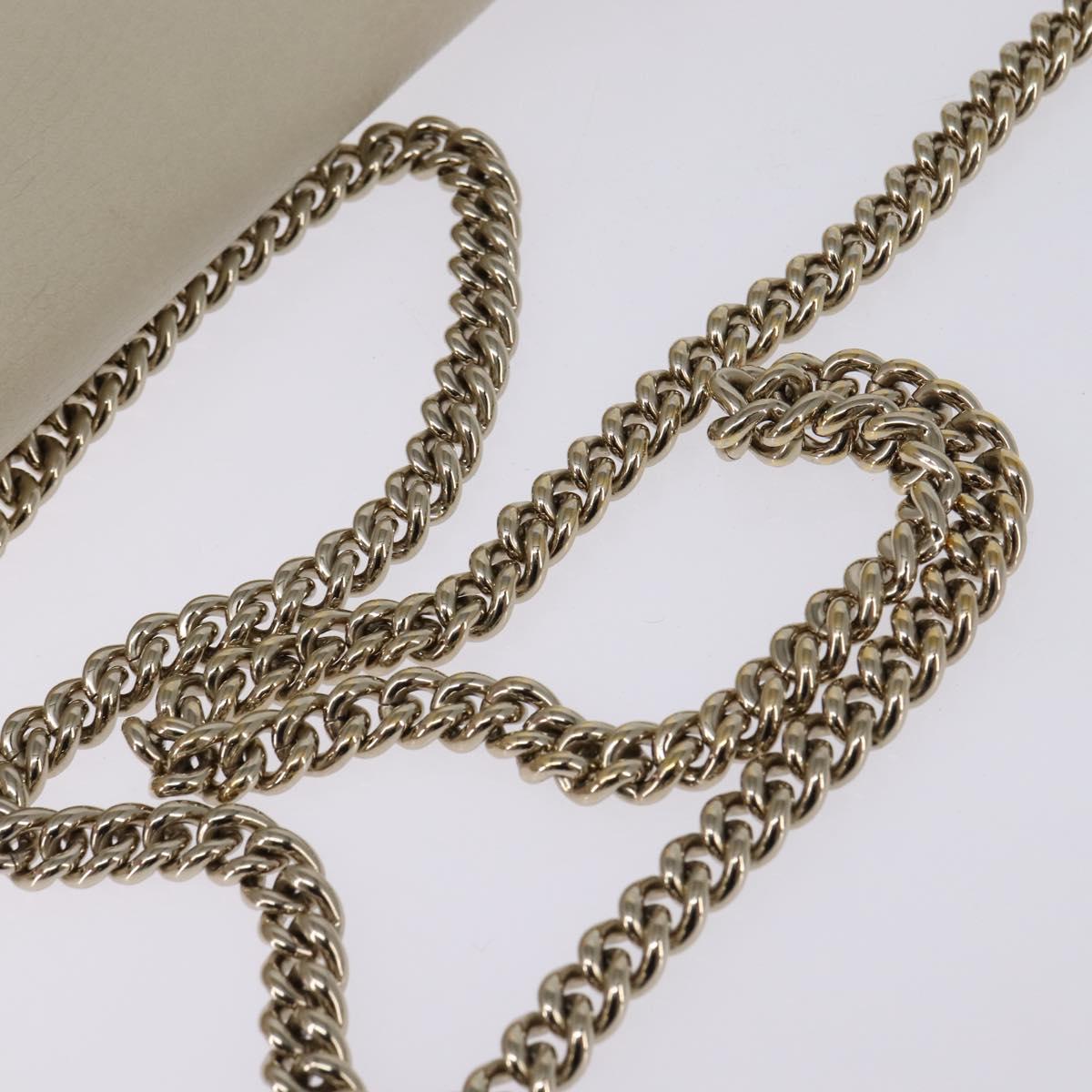 GUCCI Soho Chain Shoulder Bag Leather Beige Gold 336752 Auth gh913