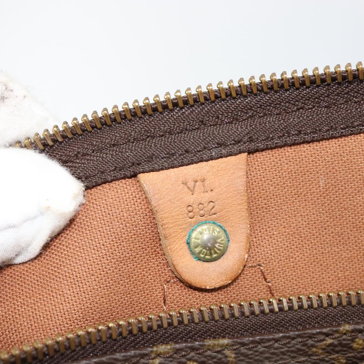 LOUIS VUITTON Monogram Speedy 35 Hand Bag M41524 LV Auth gh925