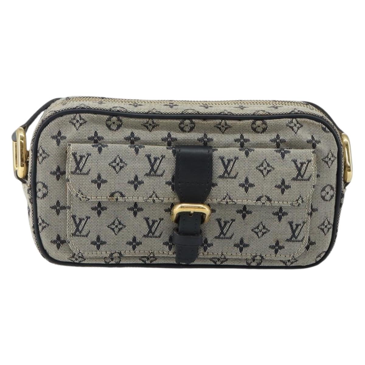 LOUIS VUITTON Monogram Mini Juliet MM Shoulder Bag Blue M92004 LV Auth gh927