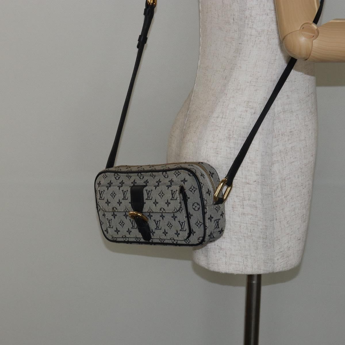 LOUIS VUITTON Monogram Mini Juliet MM Shoulder Bag Blue M92004 LV Auth gh927