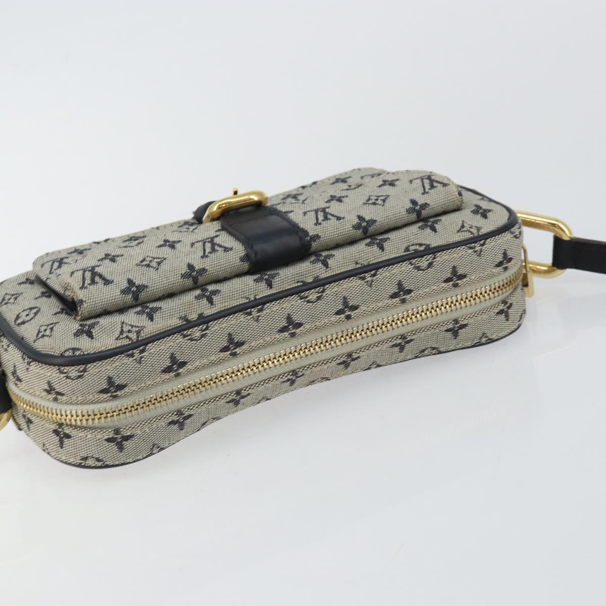 LOUIS VUITTON Monogram Mini Juliet MM Shoulder Bag Blue M92004 LV Auth gh927