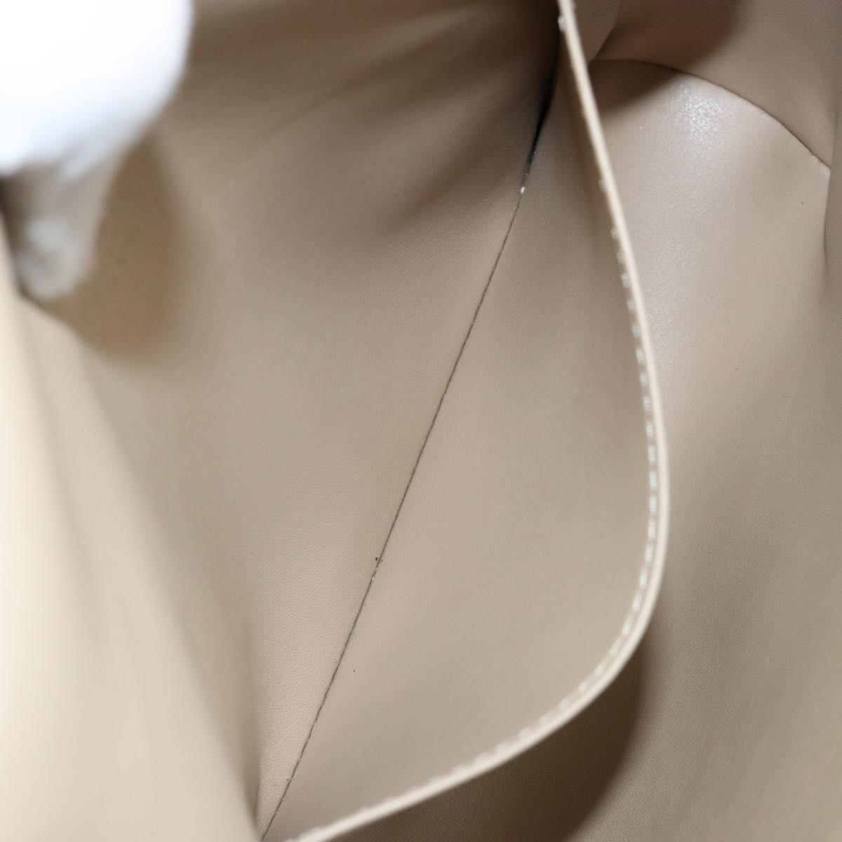 LOUIS VUITTON Monogram Vernis Thompson Street Bag Beige M91301 LV Auth gh928