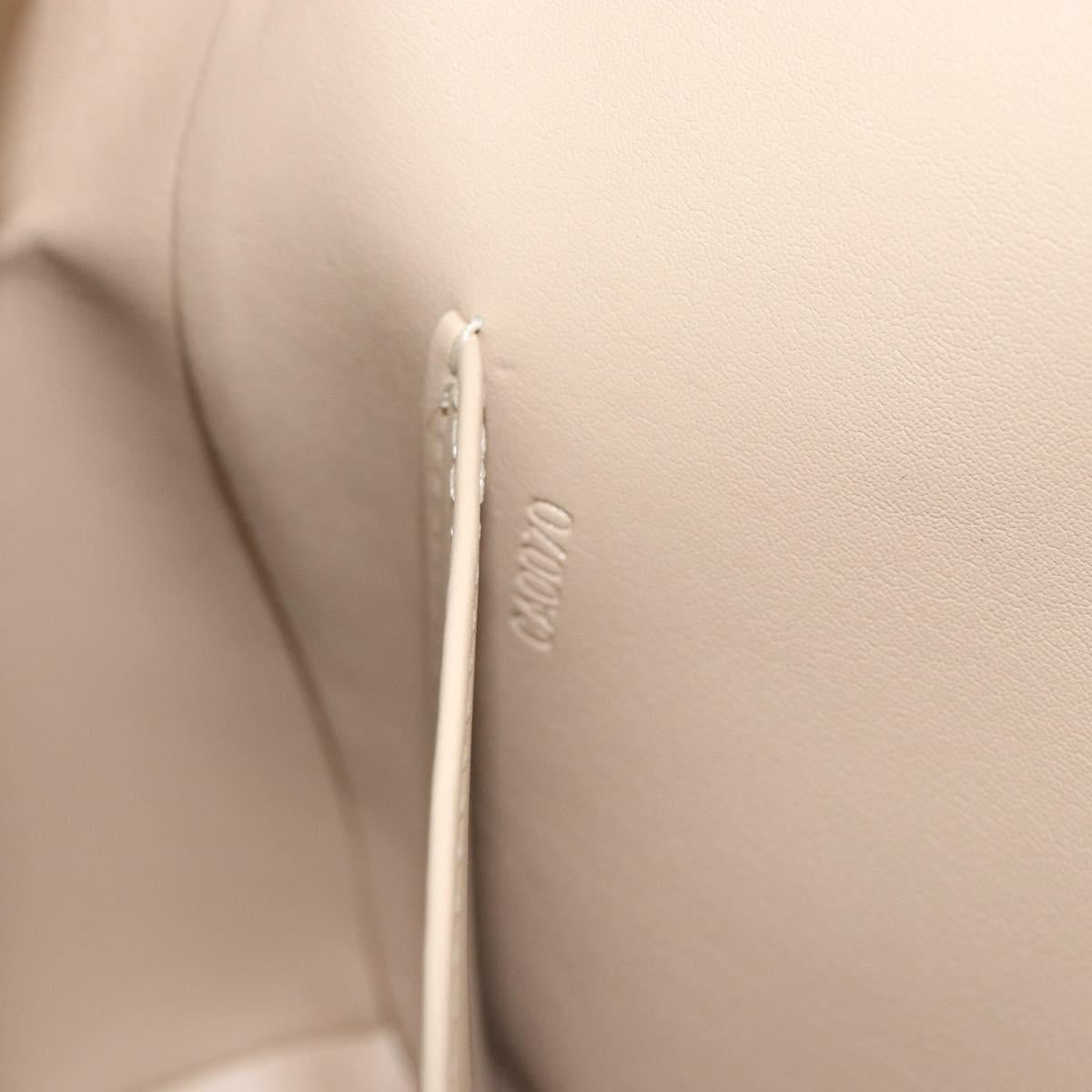 LOUIS VUITTON Monogram Vernis Thompson Street Bag Beige M91301 LV Auth gh928