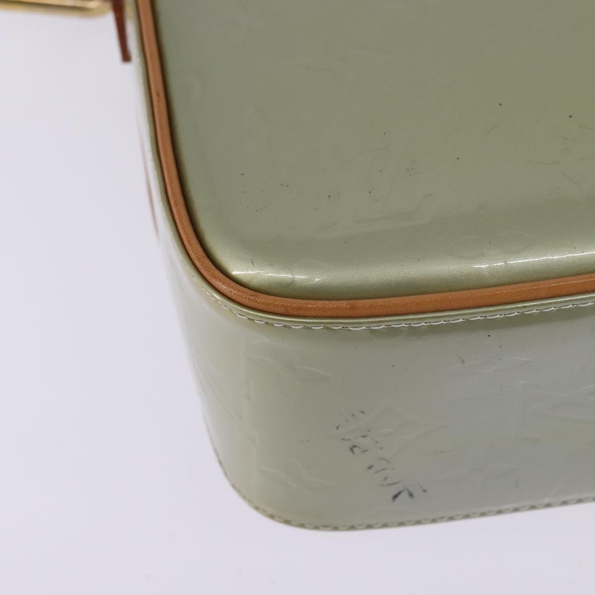 LOUIS VUITTON Monogram Vernis Christie GM Shoulder Bag Gris M91148 Auth gh929