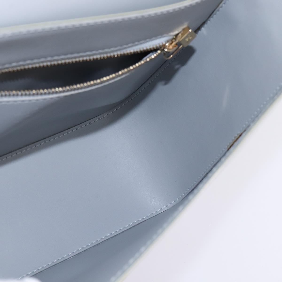 LOUIS VUITTON Monogram Vernis Christie GM Shoulder Bag Gris M91148 Auth gh929