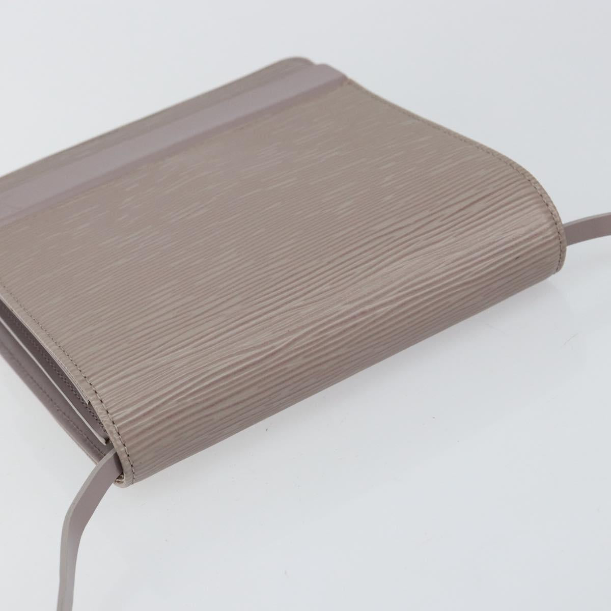 LOUIS VUITTON Epi Biarritz Shoulder Bag Lilac M5293B LV Auth gh932