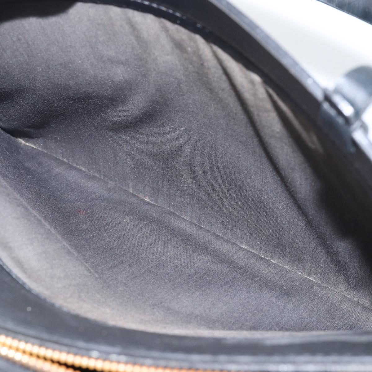 LOUIS VUITTON Epi Croisette PM Tote Bag Black M52492 LV Auth gh933