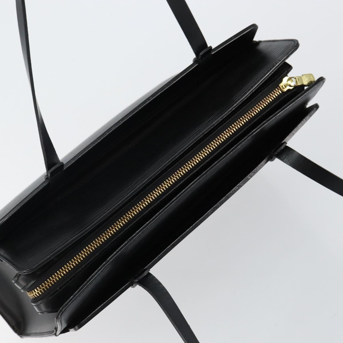 LOUIS VUITTON Epi Croisette PM Tote Bag Black M52492 LV Auth gh933