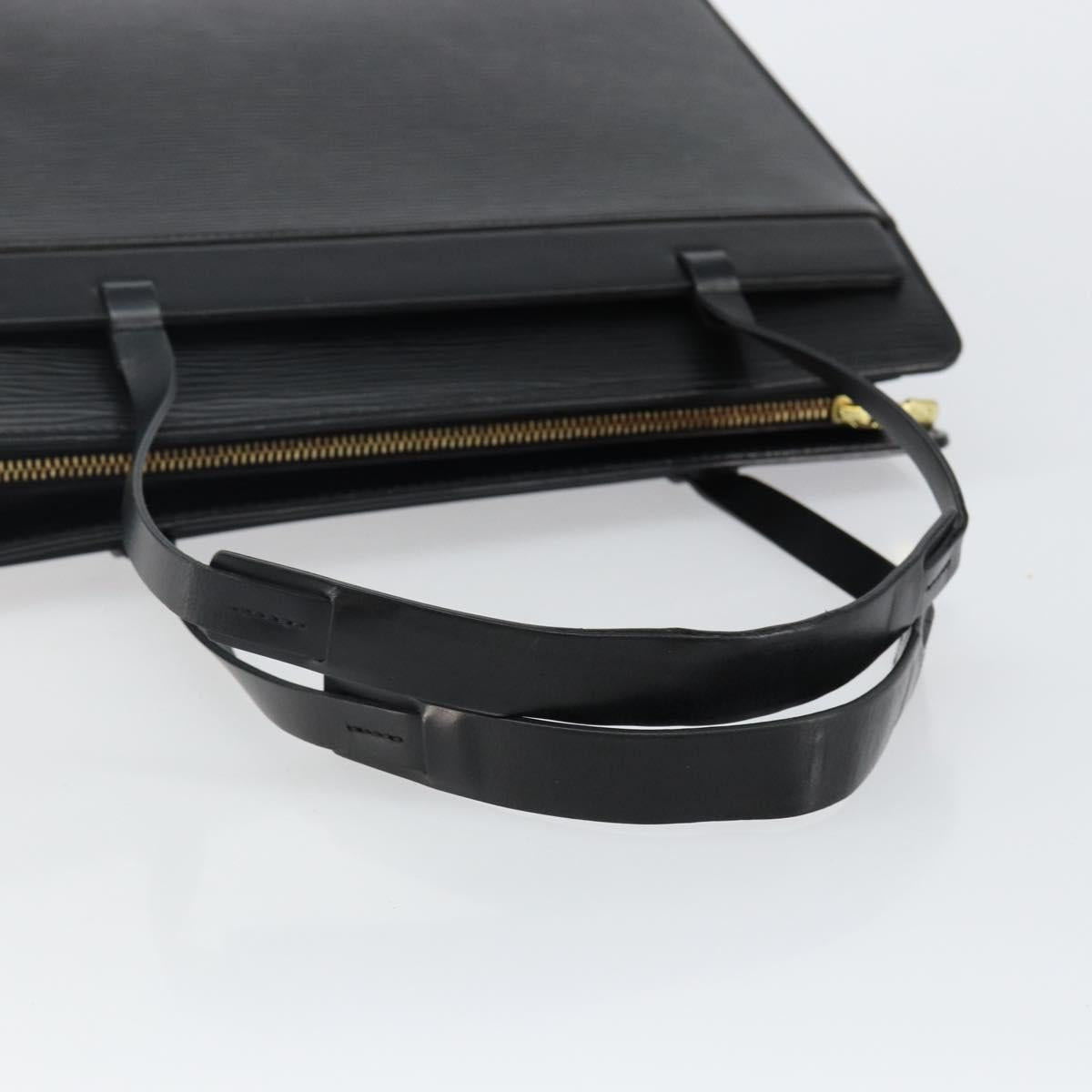 LOUIS VUITTON Epi Croisette PM Tote Bag Black M52492 LV Auth gh933