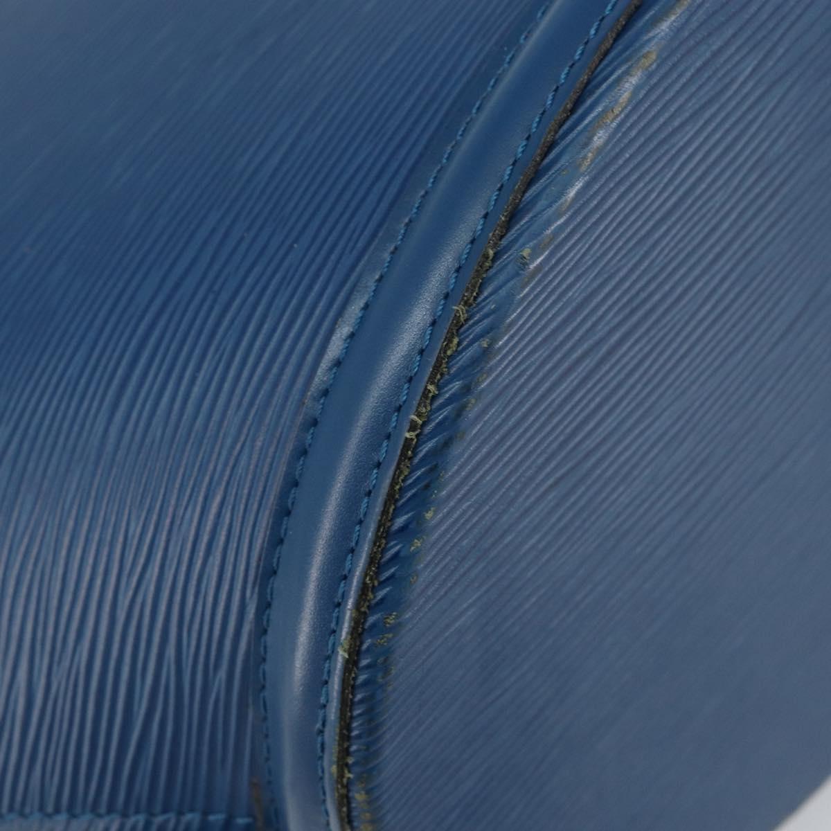 LOUIS VUITTON Epi Saint Jacques Shopping Shoulder Bag Blue M52275 LV Auth gh934