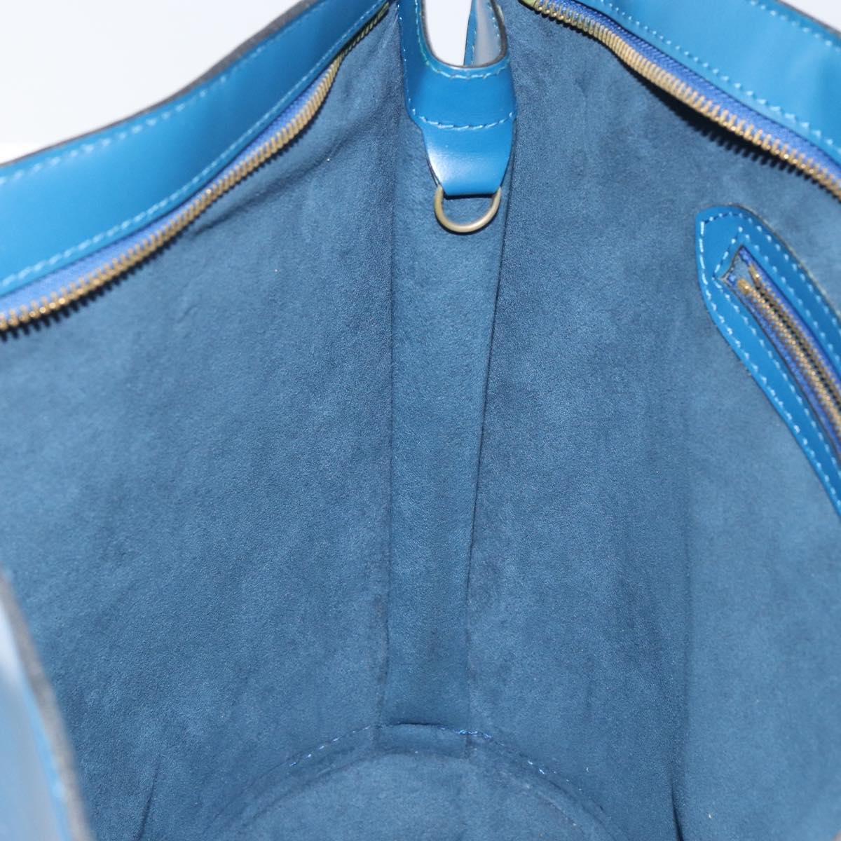 LOUIS VUITTON Epi Saint Jacques Shopping Shoulder Bag Blue M52275 LV Auth gh934