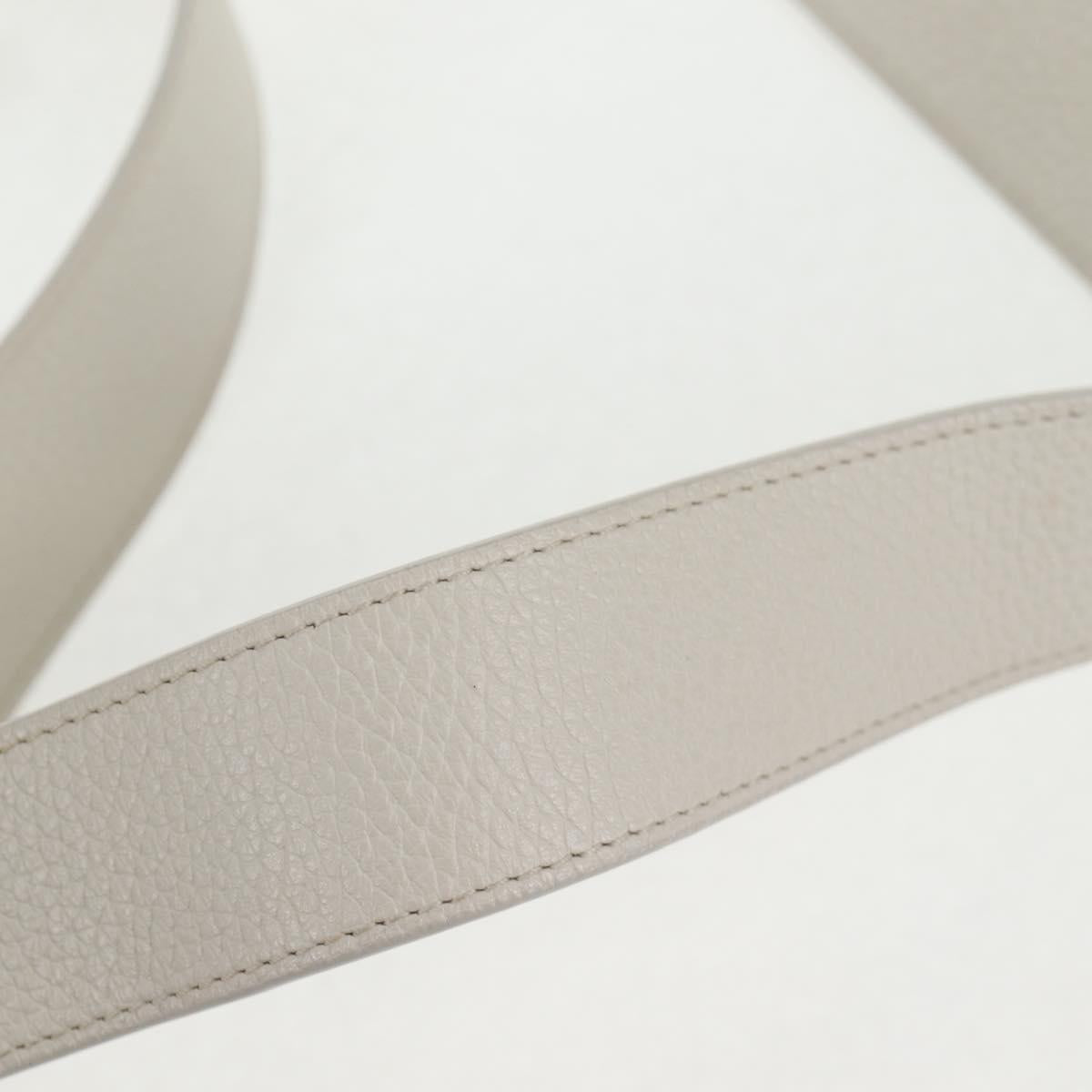 LOUIS VUITTON Capusine BB Bag Taurillon Leather 2way White M55832 LV Auth gh935V