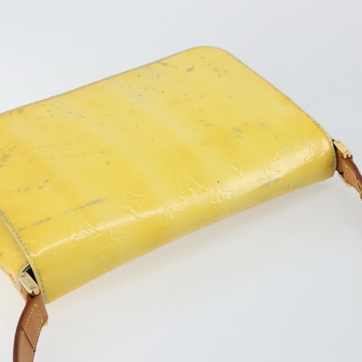 LOUIS VUITTON Monogram Vernis Thompson Street Bag Gris M91008 LV Auth gh949