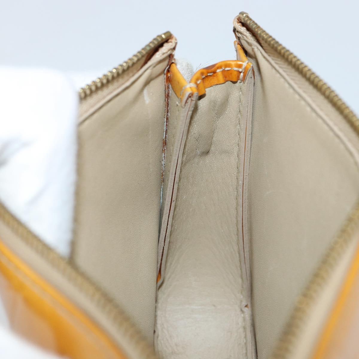 LOUIS VUITTON Monogram Vernis Lexington Pouch Beige M91010 LV Auth gh950