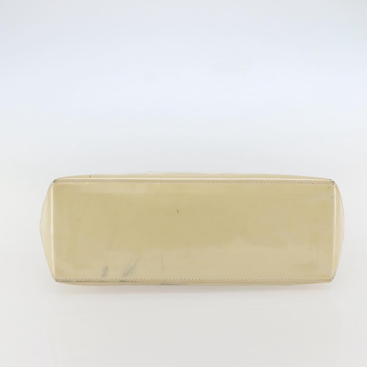 LOUIS VUITTON Monogram Vernis Wilshire PM Hand Bag Broncorail M91452 Auth gh956