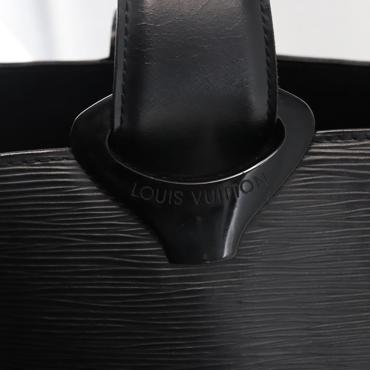 LOUIS VUITTON Epi Gemeaux Tote Bag Black M52452 LV Auth gh958