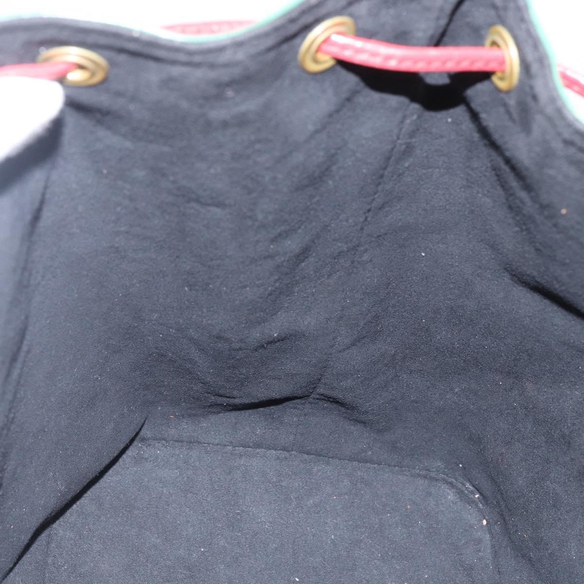 LOUIS VUITTON Epi Petit Noe Shoulder Bag Bicolor Green Red M44147 LV Auth gh959