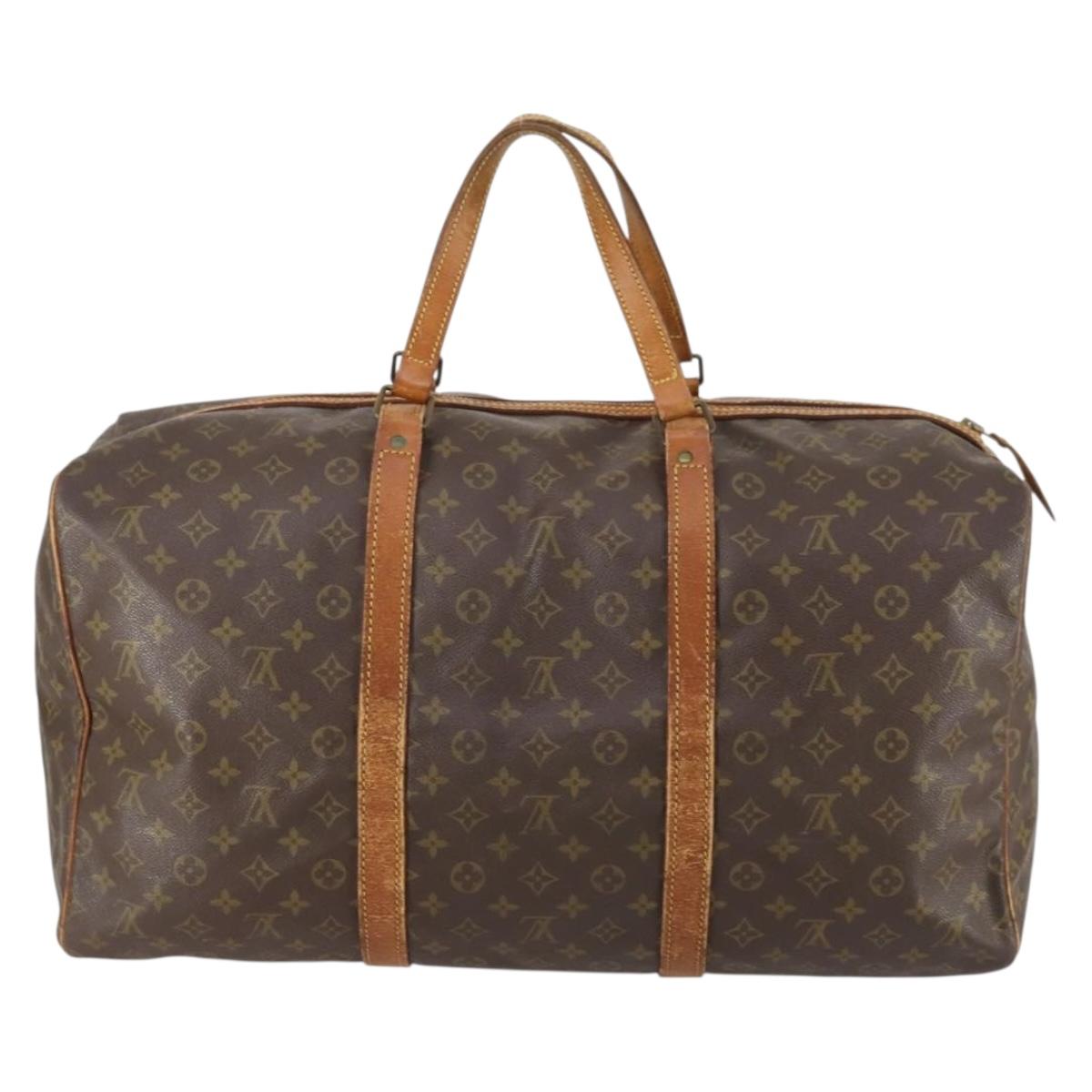 LOUIS VUITTON Monogram Sac Souple 55 Boston Bag M41622 LV Auth gh975