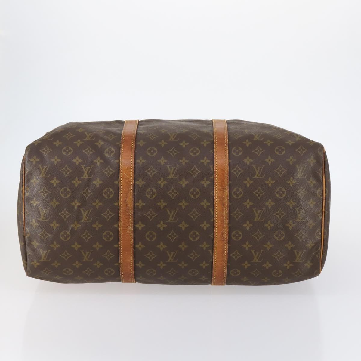 LOUIS VUITTON Monogram Sac Souple 55 Boston Bag M41622 LV Auth gh975