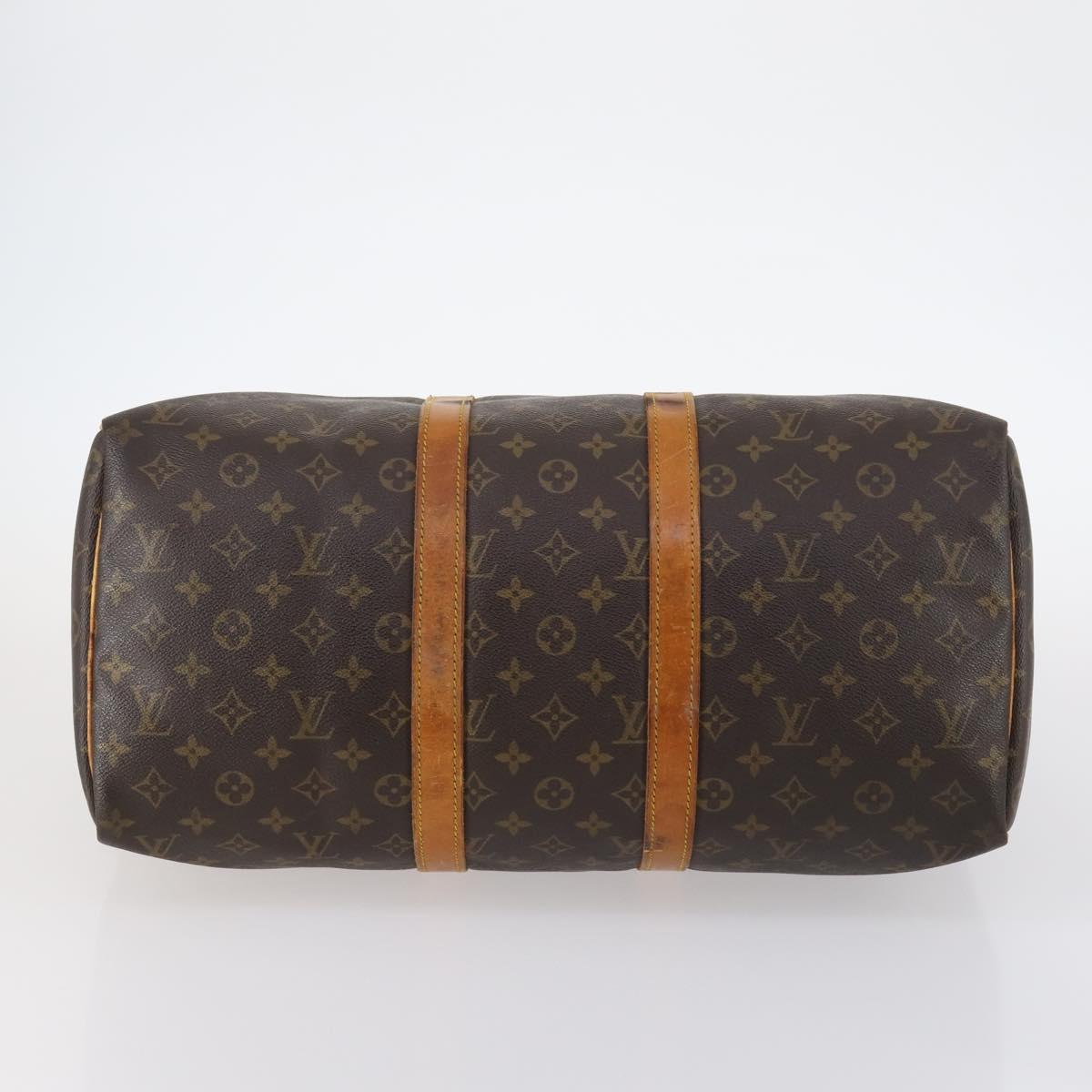 LOUIS VUITTON Monogram Keepall 45 Boston Bag M41428 LV Auth gh976