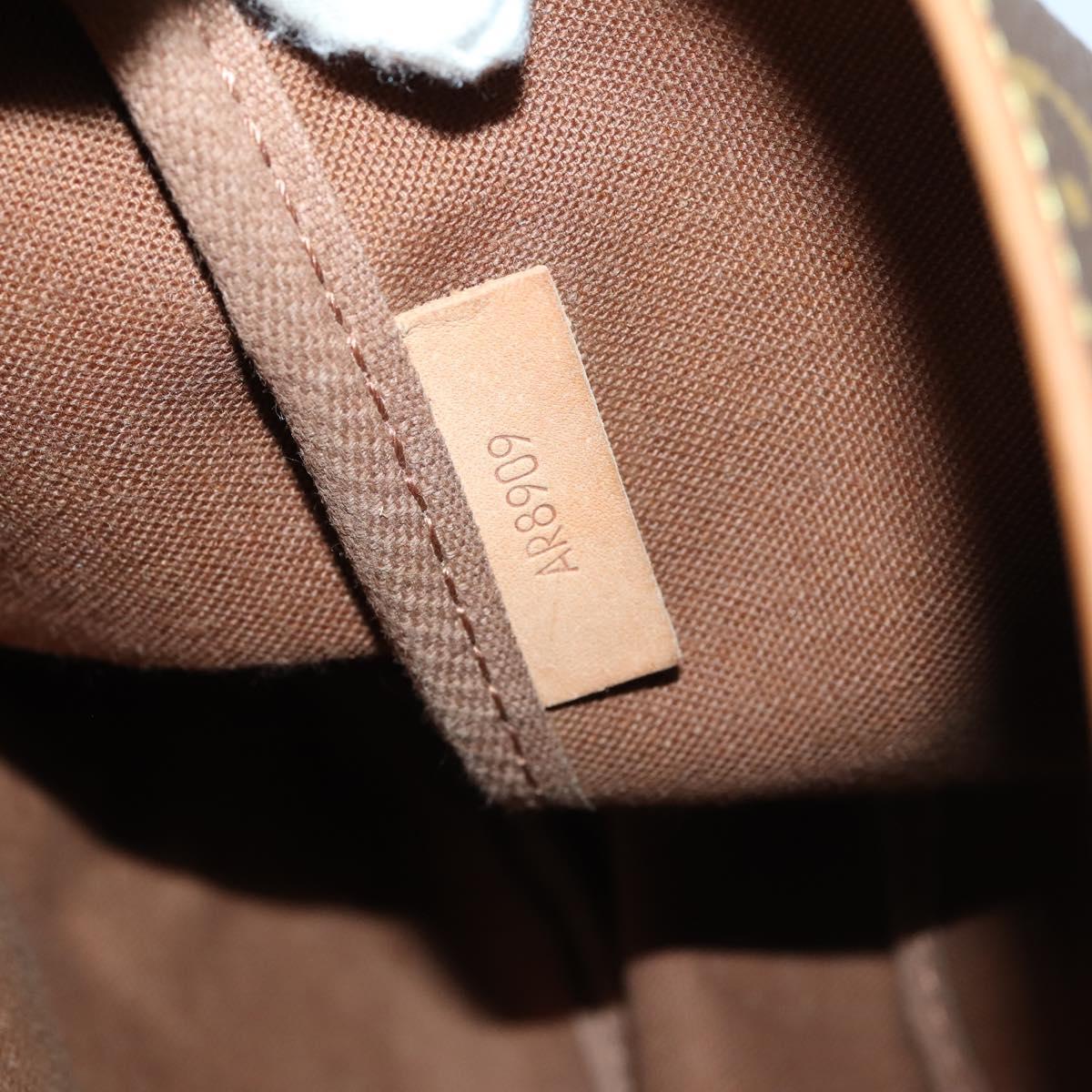 LOUIS VUITTON Monogram Saumur 35 Shoulder Bag M42254 LV Auth gh978