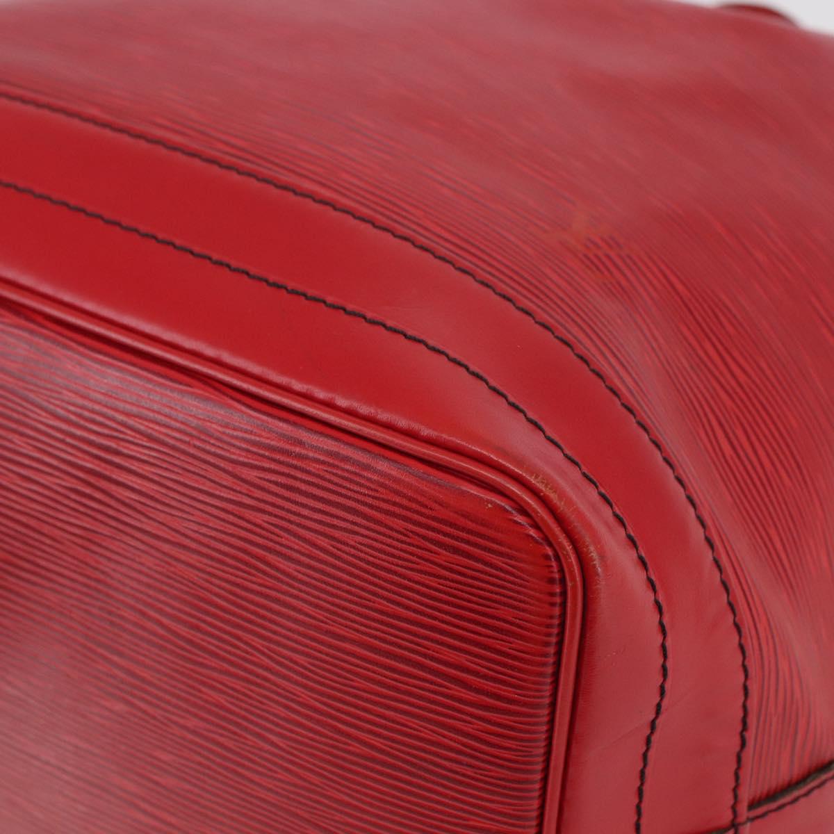 LOUIS VUITTON Epi Noe Shoulder Bag Red M44007 LV Auth gh982