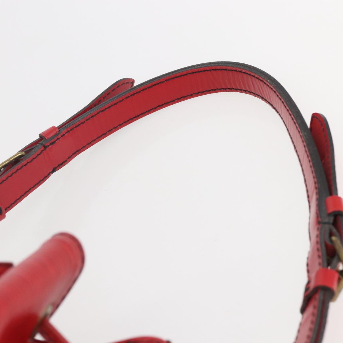 LOUIS VUITTON Epi Noe Shoulder Bag Red M44007 LV Auth gh982