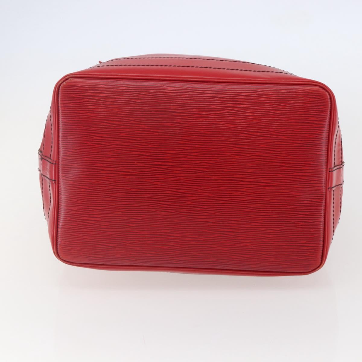 LOUIS VUITTON Epi Noe Shoulder Bag Red M44007 LV Auth gh982