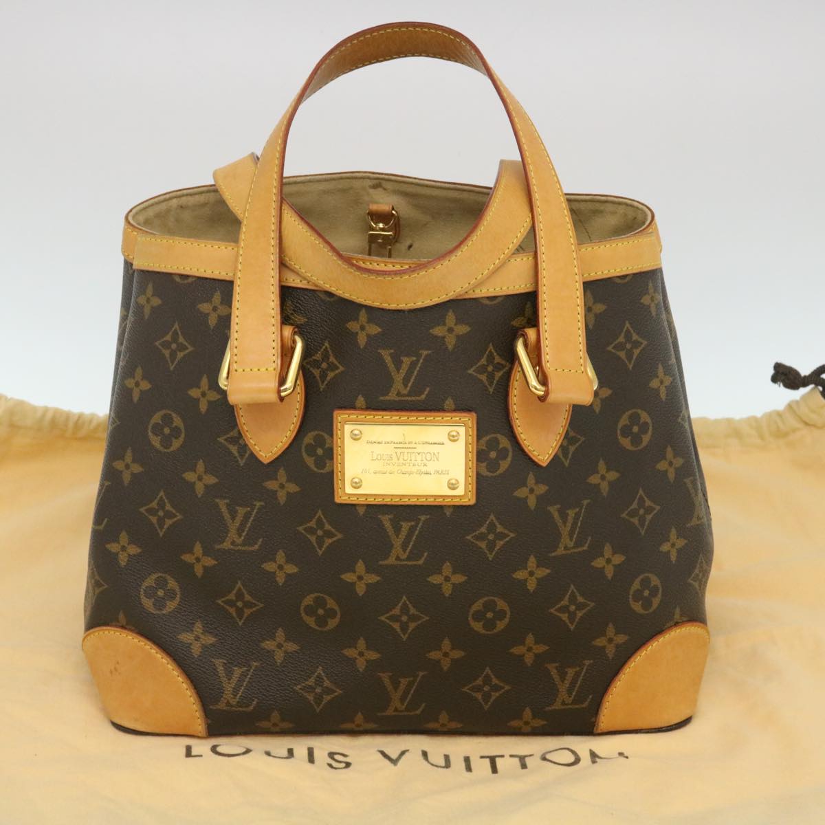 LOUIS VUITTON Monogram Hampstead PM Hand Bag SP order M51168 LV Auth am2327gV