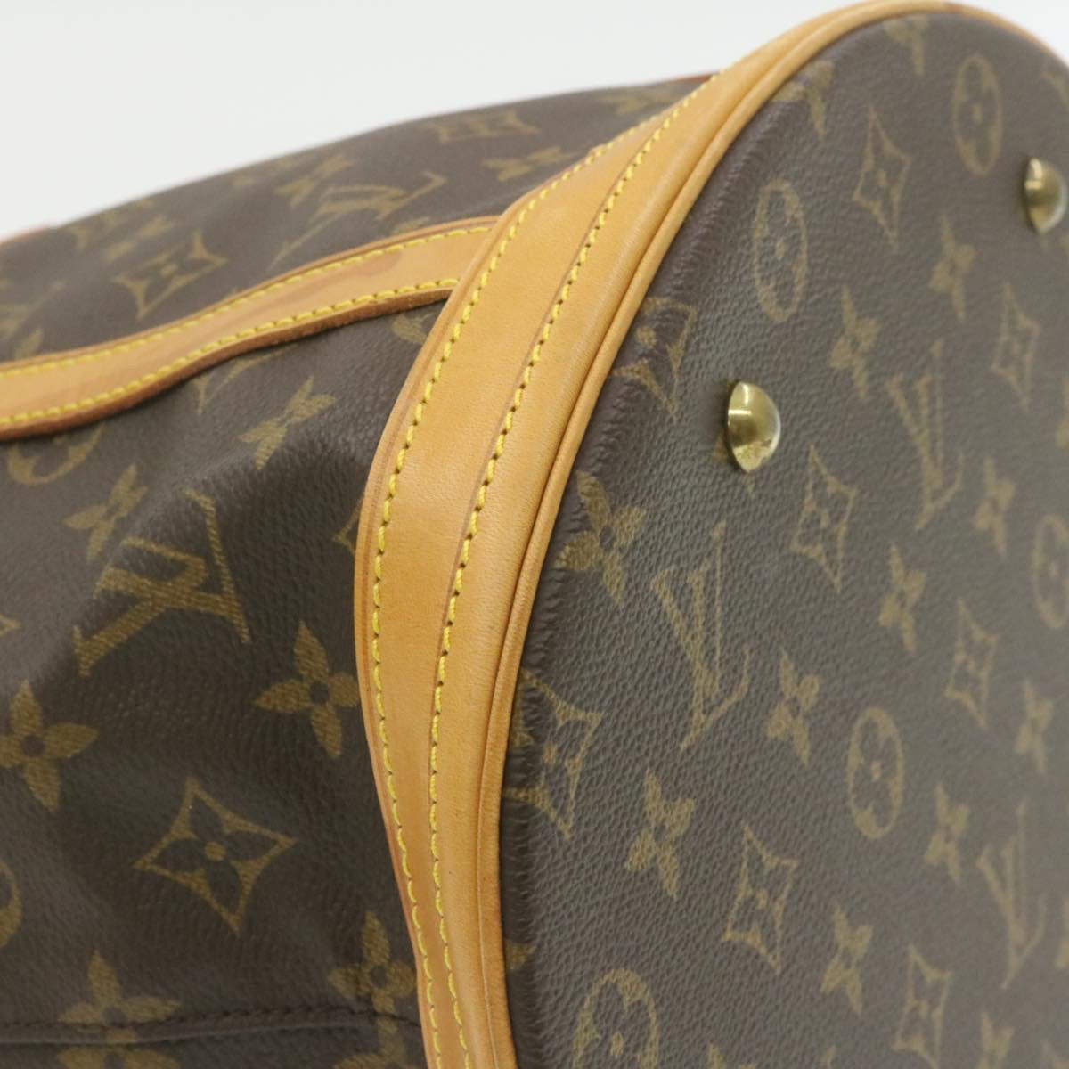 LOUIS VUITTON Monogram Bucket GM Shoulder Bag M42236 LV Auth am591g