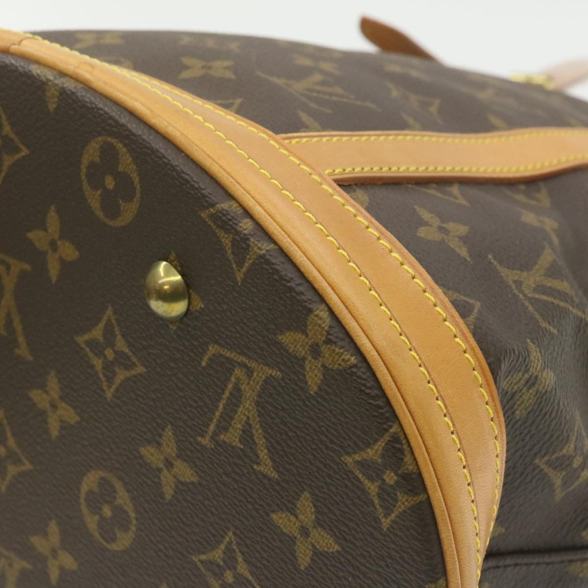 LOUIS VUITTON Monogram Bucket GM Shoulder Bag M42236 LV Auth am591g