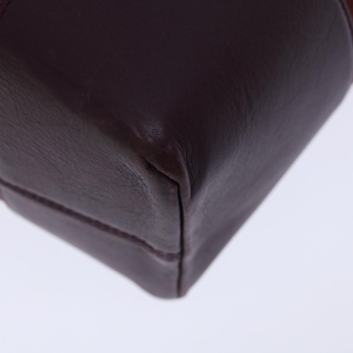 LOEWE Shoulder Bag Suede Purple Auth hk1162