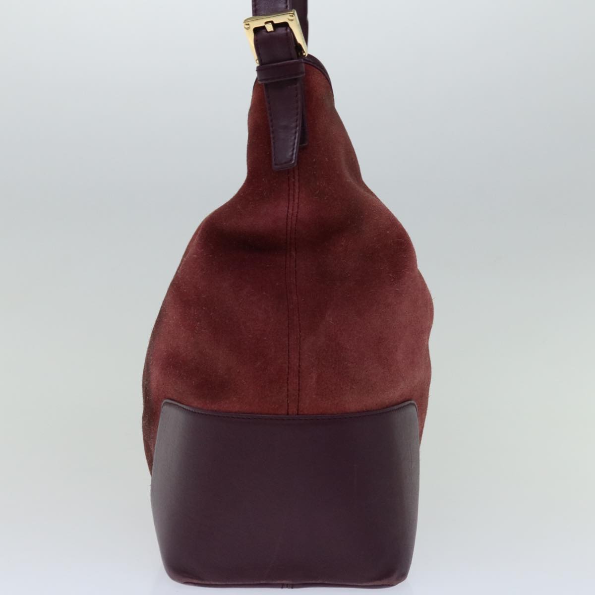 LOEWE Shoulder Bag Suede Purple Auth hk1162