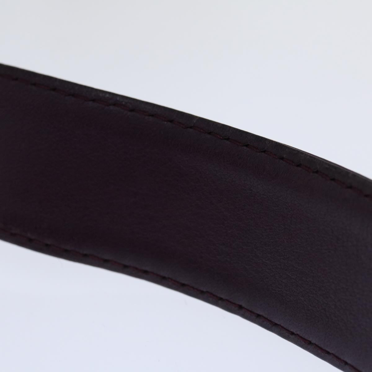LOEWE Shoulder Bag Suede Purple Auth hk1162
