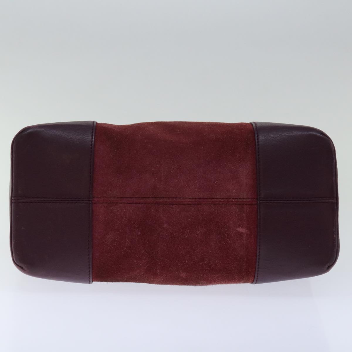 LOEWE Shoulder Bag Suede Purple Auth hk1162