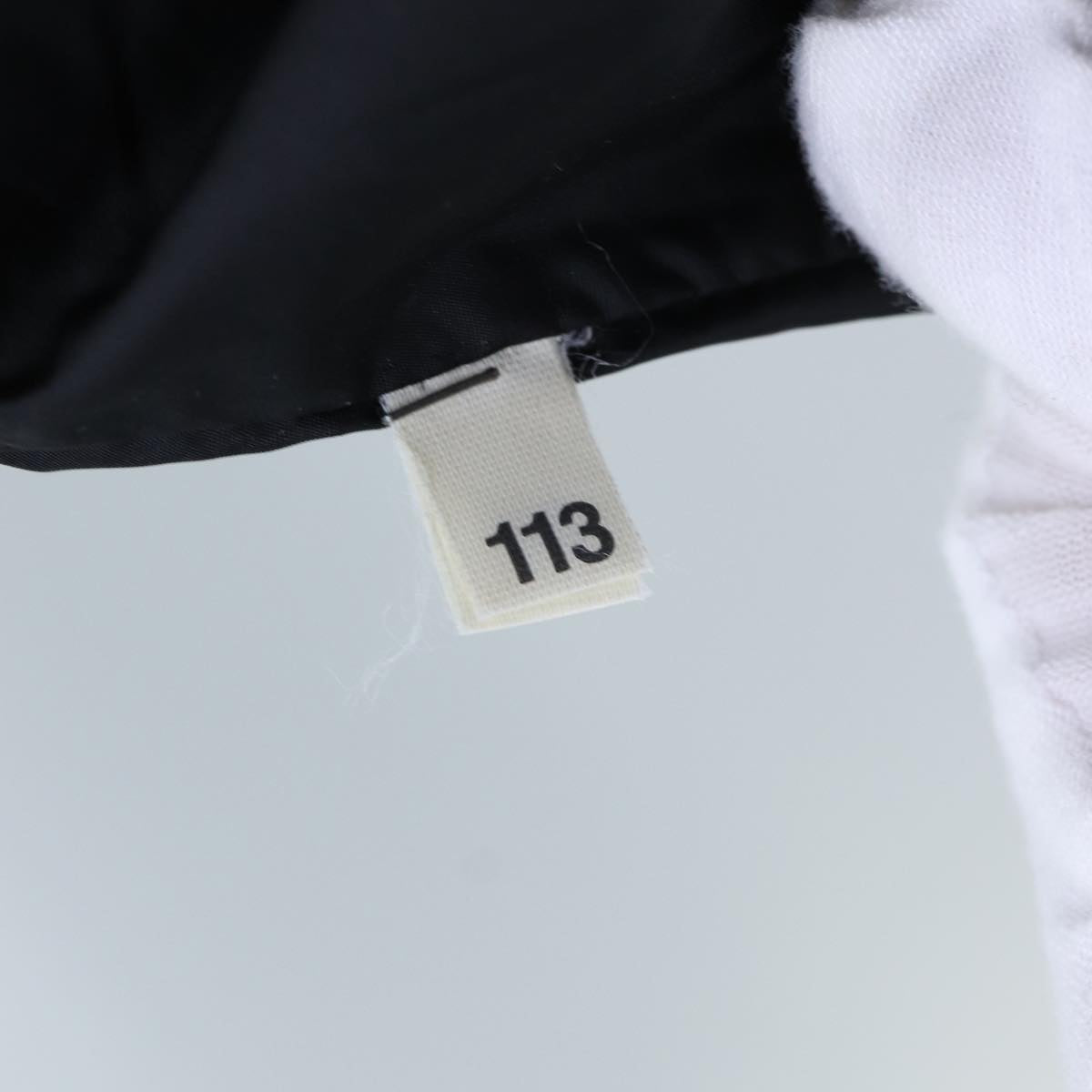 PRADA Pouch Canvas Beige Auth hk1253