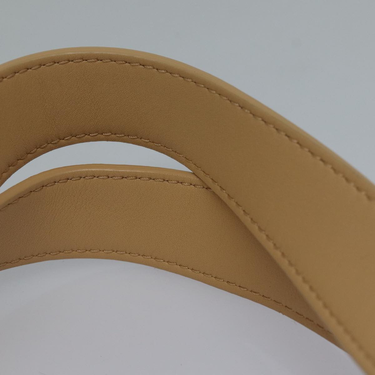 BOTTEGA VENETA Hand Bag Leather 2way Beige Auth hk1443V