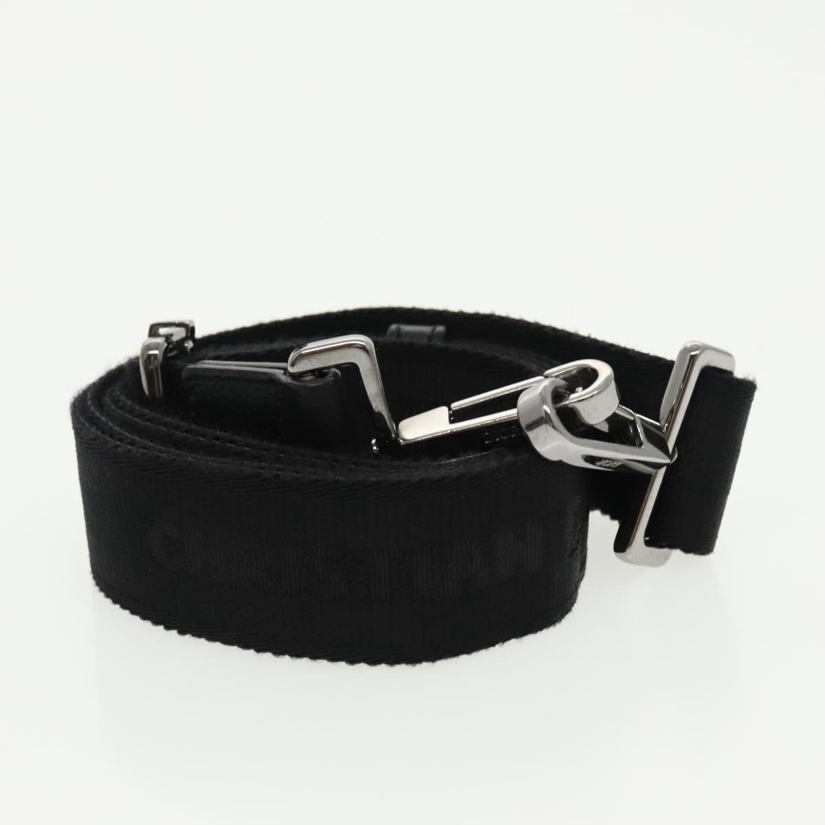 Christian Dior Trotter Canvas Oblique Shoulder Bag Blue Auth hk1747V