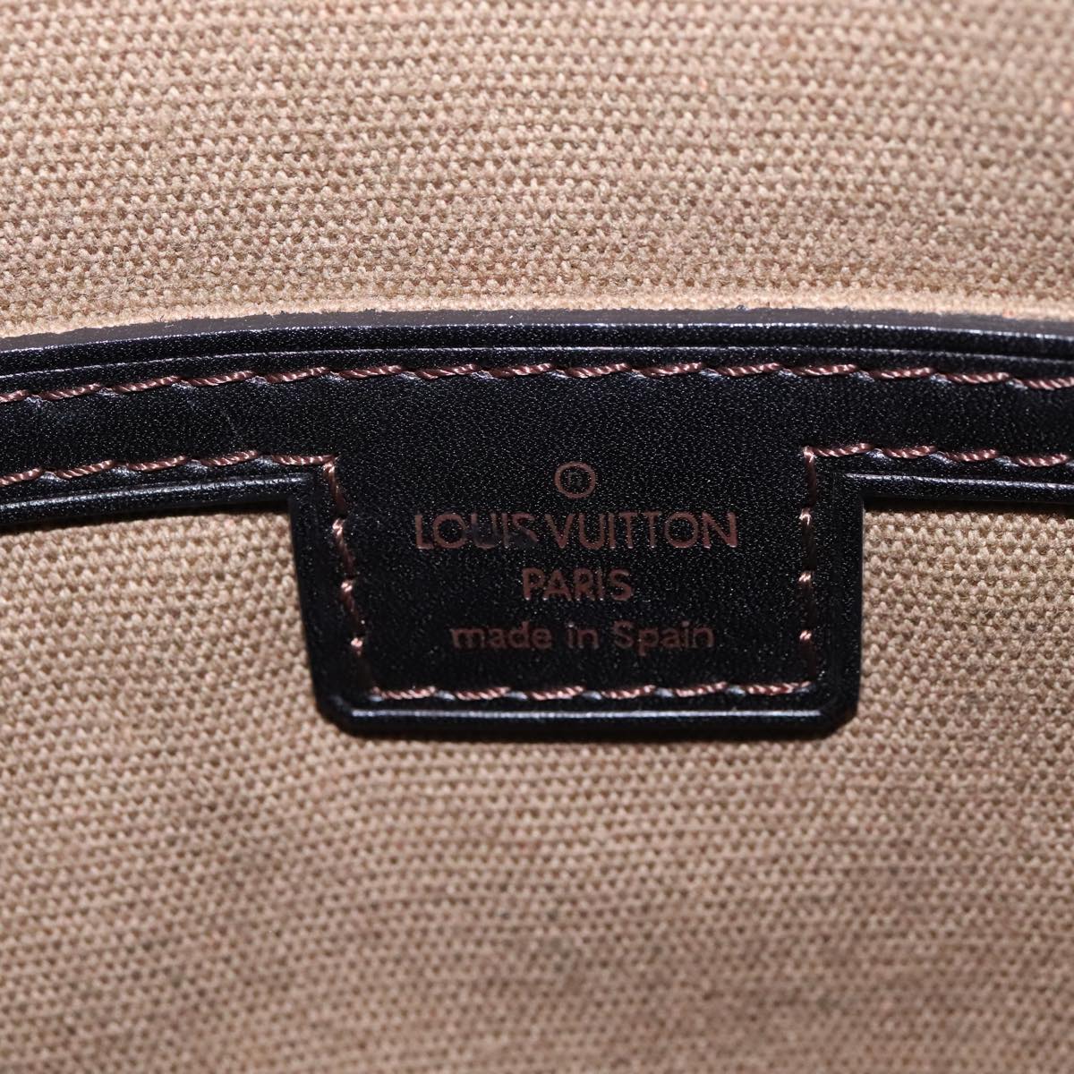LOUIS VUITTON Utah Shawnee MM Shoulder Bag Leather Brown M93453 LV Auth hk1878