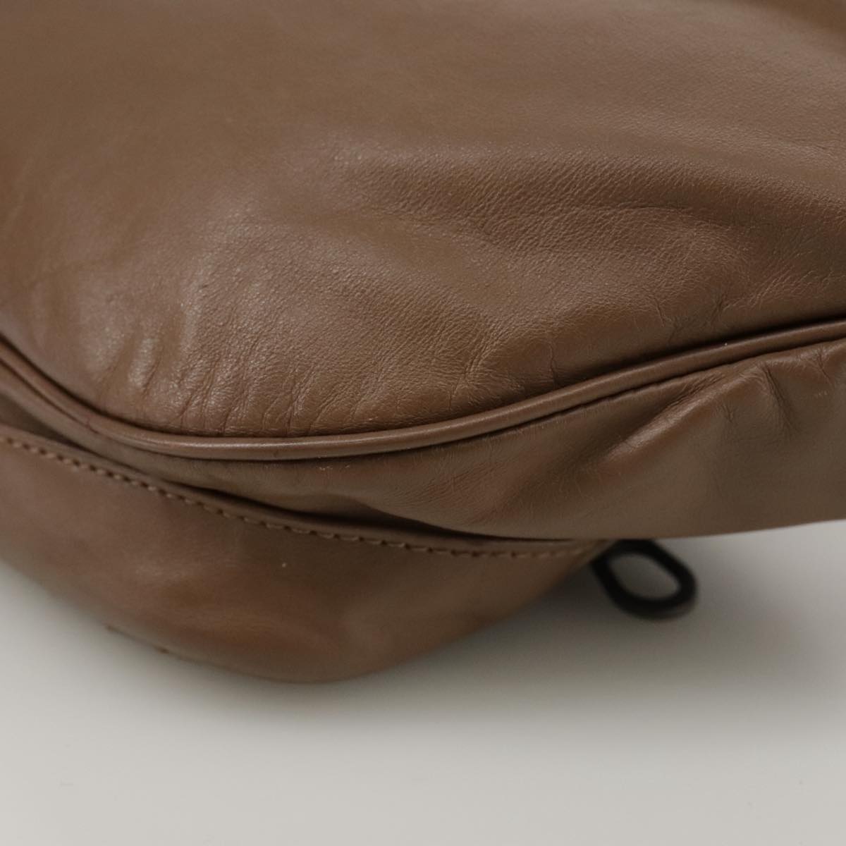 BOTTEGA VENETA INTRECCIATO Waist bag Leather Brown Auth hk1971
