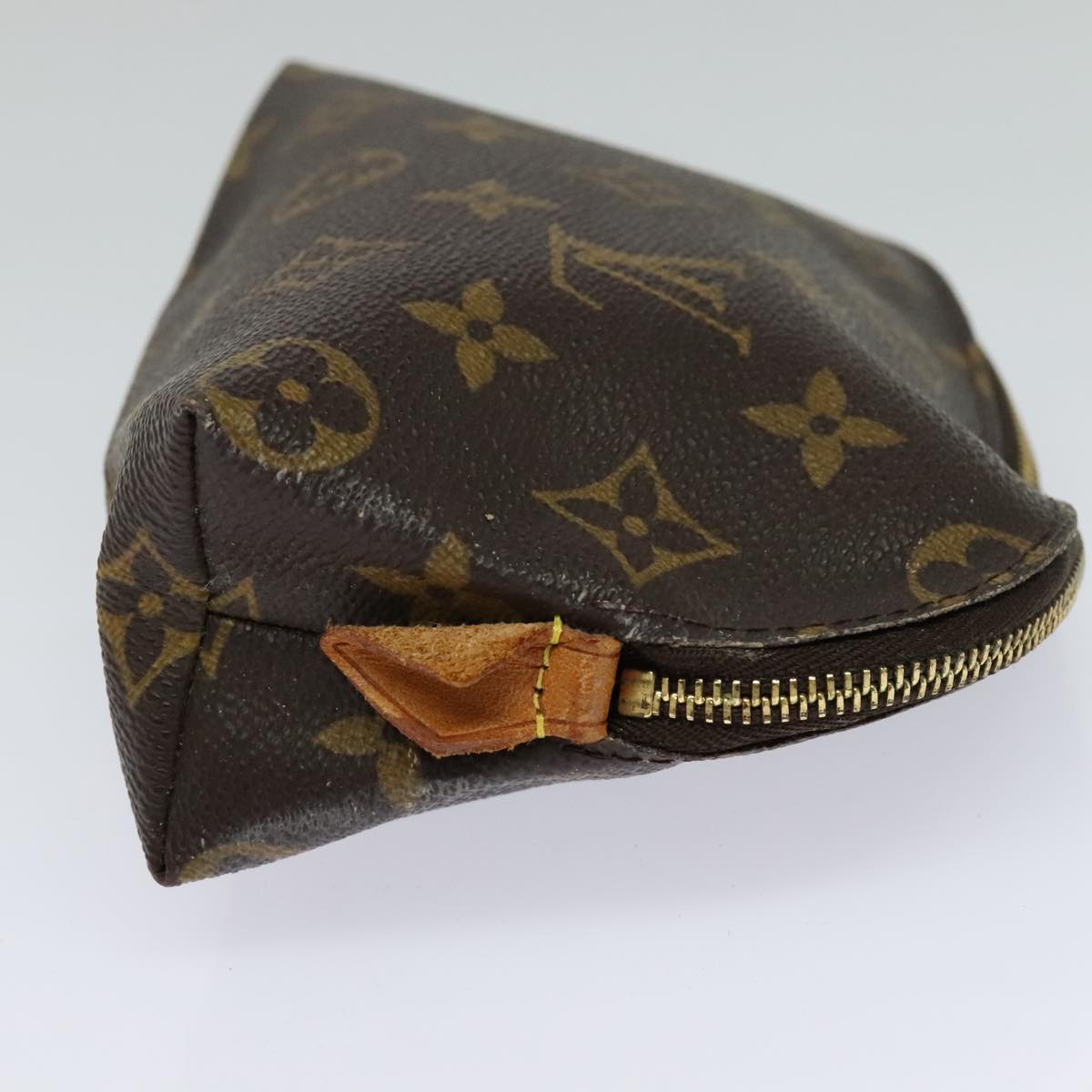 LOUIS VUITTON Monogram Pochette Cosmetic PM Cosmetic Pouch M47515 LV Auth hk2001