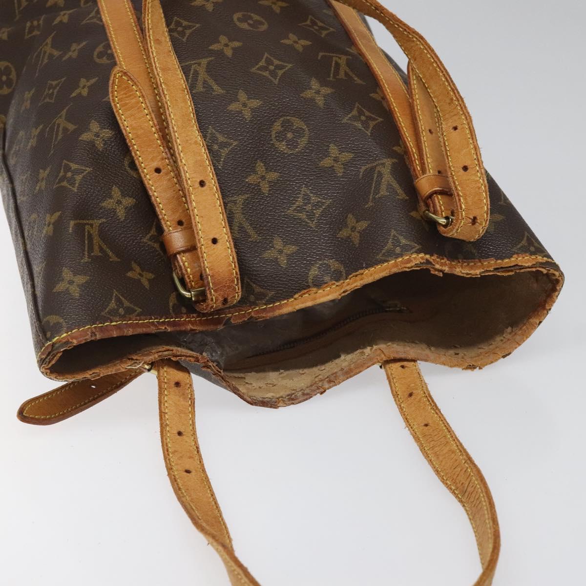 LOUIS VUITTON Monogram Bucket GM Shoulder Bag M42236 LV Auth hk2011